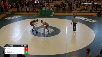 152 lbs Prelims - Bryan Young, Oliver Ames vs Jonah Rowell, Marshfield