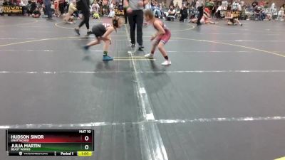64 lbs Round 2 - Julia Martin, Beast Works vs Hudson Sinor, Unattached