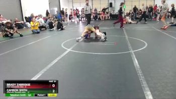 92 lbs Round 1 (8 Team) - Brady Zabriskie, Mat Assassins Red vs Camron Smith, Steller Trained Nihl