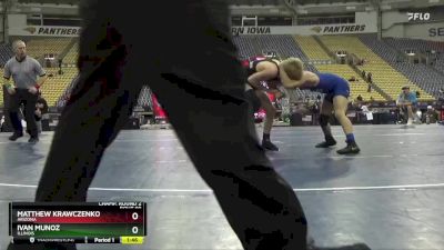 120 lbs Champ. Round 2 - Ivan Munoz, Illinois vs Matthew Krawczenko, Arizona