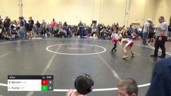 60 lbs Rr Rnd 4 - Beckham Borchin, All American K-4 vs Lucas Young, Ragin Raisins Concord K-4