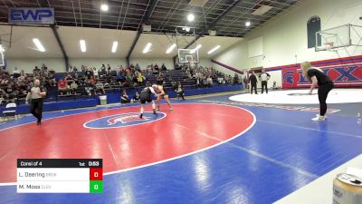 180 lbs Consi Of 4 - Lilah Deering, Broken Arrow Girls Junior High vs Mackenna Moss, Cleveland