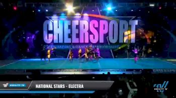 National Stars - Electra [2021 L4 Junior - D2 - Small Day 1] 2021 CHEERSPORT National Cheerleading Championship