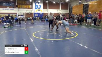 195 lbs Consolation - Jeremiah Satberry, Granite Hills vs Nick Blanchard, Rancho Bernardo