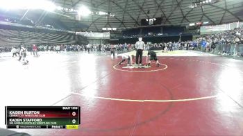105 lbs Quarterfinal - Kaiden Burton, Cement City Wrestling Club vs Kaden Stafford, Gig Harbor Grizzlies Wrestling Club