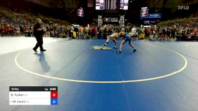 157 lbs Cons 16 #1 - Brogan Tucker, OH vs Mario Carini, CA