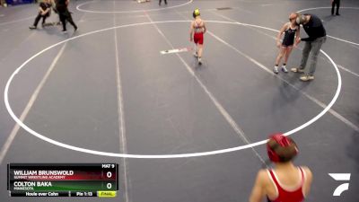 78 lbs Cons. Round 5 - William Brunswold, Summit Wrestling Academy vs Colton Baka, Minnesota