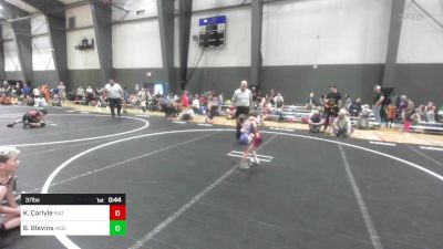 37 lbs Rr Rnd 3 - Kennedy Carlyle, Mat Demon WC vs Blair Blevins, Independent