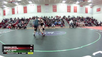 145 lbs Quarterfinal - Scarlet Grace, Perry (Massillon) vs Brianna Wayts, Northwest (Canal Fulton)