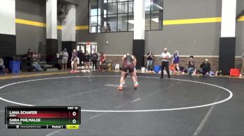 136 lbs Quarterfinal - Sara Philmalee, Nebraska vs Lana Schafer, Iowa