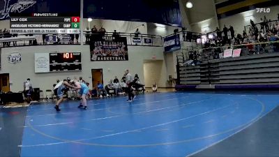 190 lbs Semis & 1st Wb (8 Team) - Angelique Victorio-Hernandez, Campbell vs Lily Cox, Pope