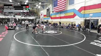 190 lbs Quarters & 1st Wb (16 Team) - Braxten Crow, Sheridan vs Brady Dibble, Natrona County