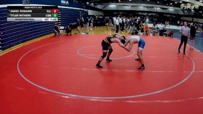 184 lbs Quarterfinal - James Romaine, Tcnj vs Tyler Withers, Merchant Marine