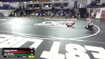 141 lbs Cons. Round 2 - Jak Keller, Grand Valley State vs Tyson Emmons, Davenport
