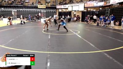 174 lbs Cons. Round 1 - Dante Brown, Colby Community College vs Trystian Juarez, Unattached