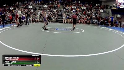 70-76 lbs Semifinal - Noah Lowe, Camdenton vs Bryson Nunn, Cherokee Wrestling