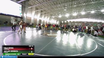 285 lbs Champ. Round 1 - Skyler Armenta, Cyprus vs Tala Wong, Herriman