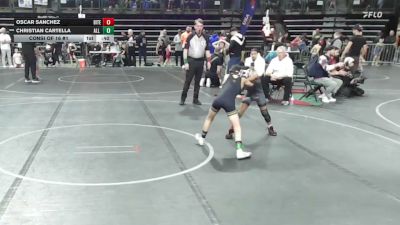 75 lbs Consi Of 16 #1 - Oscar Sanchez, Bitetto Trained Wrestling vs Christian Cartella, All I See Is Gold Academy