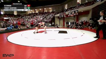 155 lbs Consi Of 8 #2 - KJ Owens, Cabot vs Trinity Sanford, Duncan Lady Demons