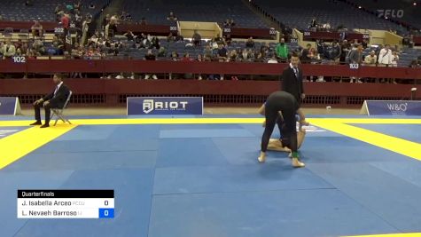 Jasmine Isabella Arceo vs Lily Nevaeh Barroso 2024 Pan IBJJF Jiu-Jitsu No-Gi Championship