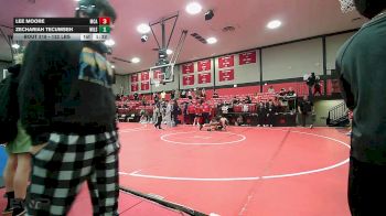 132 lbs Final - Lee Moore, McAlester vs Zechariah Tecumseh, Wilson-Henryetta