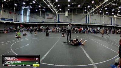 80 lbs Round 2 (10 Team) - Cam Powell, U2 Uprising Blue vs Matthew Cardis, NOVA WC