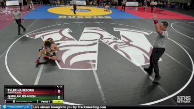 Quarterfinal - Quinlan Johnson, Fremont vs Tyler Haneborg, North Platte