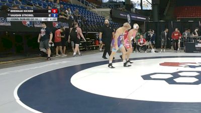165 lbs Cons. Sub-rd Of 16 - Brennan Kicker, Ohio vs Vaughn Strobel, Arizona
