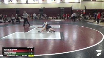 JV-11 lbs Cons. Semi - Alton Hoffman, Dubuque Senior vs Mickey Steele, Xavier, Cedar Rapids