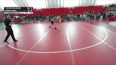 165 lbs 3rd Place Match - Colton Tollefson, DTC vs Joseph Stimac, Northern Exposure