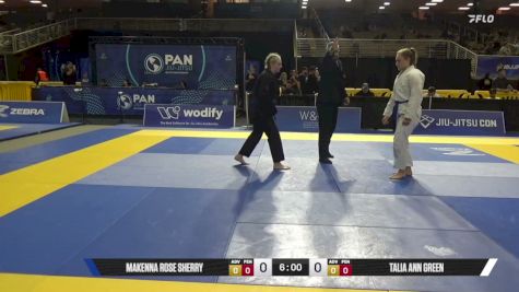Talia Ann Green vs Makenna Rose Sherry 2026 Pan Jiu Jitsu IBJJF Championship