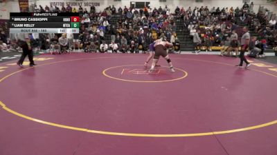 165 lbs 3rd Place Match - Bruno Cassioppi, Hononegah vs Liam Kelly, Mount Carmel