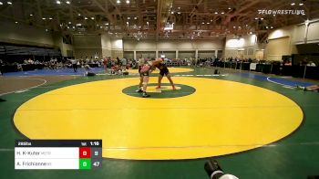 285 lbs Semifinal - Hampton Kaye-Kuter, MetroWest United Black vs AJ Frichionne, Beast Of The East