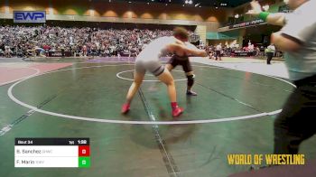 170 lbs Round Of 32 - Brody Sanchez, Golden Hawks Wrestling Club vs Francisco Vincente Marin, Tokay Wrestling Club