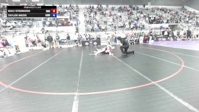 62 kg Cons. Rd Of 32 - Maci Stemmons, Menlo Wrestling Club vs Taylor Miess, Cardinal WC