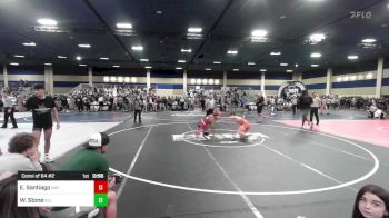 138 lbs Consi Of 64 #2 - Eliel Santiago, Infinity Wrestling vs Wylie Stone, All In Wr Acd