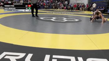 126 lbs Champ. Round 1 - Terner Vitek, Bryan High School vs Alex Mendoza, Findlay