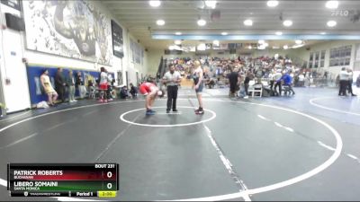 175 lbs Champ. Round 2 - Patrick Roberts, Buchanan vs Libero Somaini, Santa Monica