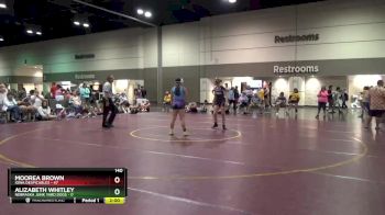 140 lbs Round 1 (16 Team) - Moorea Brown, Iowa Despicables vs Alizabeth Whitley, Nebraska Junk Yard Dogs