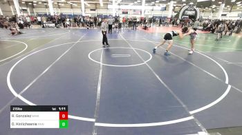 215 lbs Semifinal - Rudy Gonzalez, Winslow vs Devin Kinlicheenie, Painted Desert WC