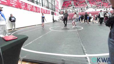 98-105 lbs Rr Rnd 2 - Julianna Poff, Harrah Little League Wrestling vs Savannah Robinson, Grover Rains Wrestling Club