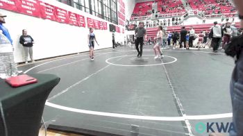 98-105 lbs Rr Rnd 2 - Julianna Poff, Harrah Little League Wrestling vs Savannah Robinson, Grover Rains Wrestling Club