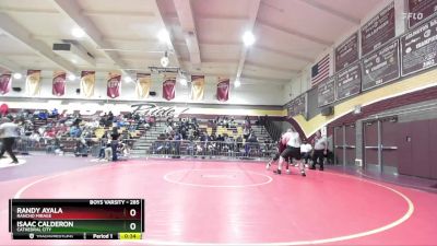 285 lbs Cons. Round 2 - Randy Ayala, Rancho Mirage vs Isaac Calderon, Cathedral City