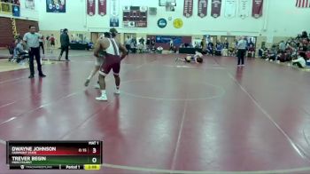 197 lbs Semifinal - Dwayne Johnson, Fairmont State vs Trever Begin, Mercyhurst