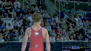 138 lbs 3rd Place - Landon Robideau, Minnesota vs Paul Kelly, California