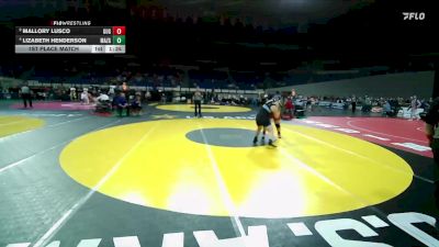 4A/3A/2A/1A Girls 235 1st Place Match - Lizabeth Henderson, Mazama Girls vs Mallory Lusco, Grant Union Girls