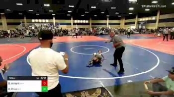 50 lbs Consolation - Gavin Antoni, Ukiah WC vs Orlando Cruz, Red Wave