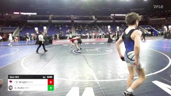 120 lbs Round Of 16 - Dylan Wright, Milford [MA] vs Carter Kuhn, Portsmouth