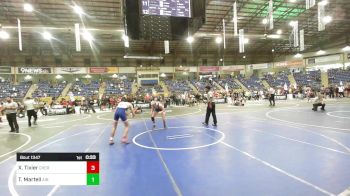 150 lbs Consi Of 8 #1 - Xzavier Tixier, Cherry Creek HS vs Tj Martell, Air Academy