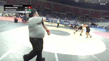 4A Boys 285 lbs 3rd Place Match - Nicholas Lopez, Cascade Boys vs Skylar Folau, Marshfield Boys